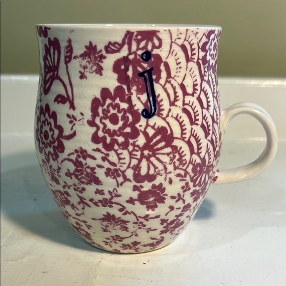 Anthropologie Homegrown Cup with “j” Monogram - Picture 1 of 6